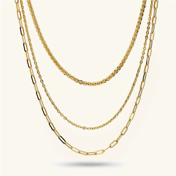 Collana Etrusca Donna in Lega metallica WSET01020.YG - WSET01020.YG